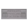 Thought Feeling Action Plaque - Oak Park Home & Hardware