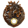 Log End Maple Leaf Bronze Doorbell - Oak Park Home & Hardware
