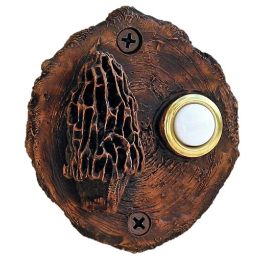 Log End Mushroom Bronze Doorbell - Oak Park Home & Hardware