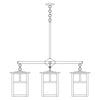 10'' mission 4 light chandelier with T-bar overlay - Oak Park Home & Hardware
