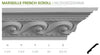 MLD03X02X04MA Marseille French Scroll Crown Moulding - Oak Park Home & Hardware