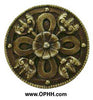 NHK-103-AB Celtic Shield - Antique Brass - Oak Park Home & Hardware