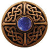 NHK-158-AC-BS Celtic Jewel/Blue Sodalite - Antique Copper - Oak Park Home & Hardware
