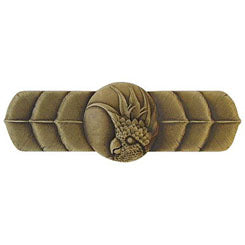 NHP-326-AB-R Cockatoo Pull Antique Brass (Horizontal - Right side) - Oak Park Home & Hardware