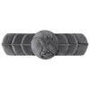 NHP-326-BP-R Cockatoo Pull Brilliant Pewter (Horizontal - Right side) - Oak Park Home & Hardware