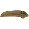 NHP-330-AB-R Toucan Pull Antique Brass (Right side) - Oak Park Home & Hardware
