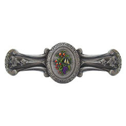 NHP-613-PHT Fruit Bouquet Pull Hand-tinted Antique Pewter - Oak Park Home & Hardware