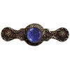 NHP-624-AB-BSVictorian Jewel Pull Antique Brass/Blue Sodalite - Oak Park Home & Hardware