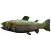 NHP-648-PHT-L Rainbow Trout Pull Hand-tinted Antique Pewter (Left side/faces right) - Oak Park Home & Hardware