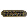 NHP-669-BHT Olive Branch Pull Hand-tinted Antique Brass - Oak Park Home & Hardware