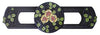 NHP-671-DB-D Delaney's Rose Pull Dark Brass/Yellow Coral Flower - Oak Park Home & Hardware