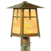 Poplar Glen Post Mount Lantern 643-3 - Oak Park Home & Hardware