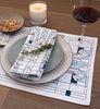 PM 46169 Printed Placemats - Water Lilies - Oak Park Home & Hardware
