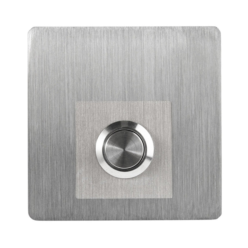 S4 Modern - Minimalist Stainless Steel Doorbell - Oak Park Home & Hardware