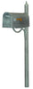 SCC-1008-SPK-679-VG Classic Curbside Mailbox with Richland Mailbox Post - Oak Park Home & Hardware