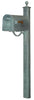 SCC-1008-SPK-700-VG Classic Curbside Mailbox with Main Street Mailbox Post - Oak Park Home & Hardware