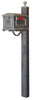SCT-1010-SPK-710-SW Traditional Curbside Mailbox with Springfield Mailbox Post - Oak Park Home & Hardware