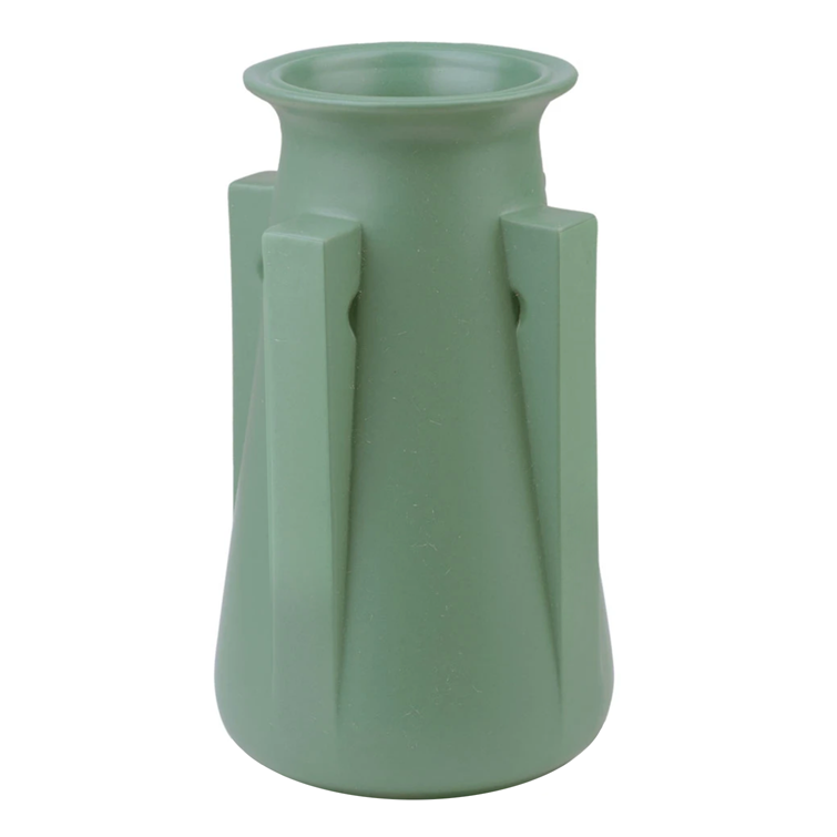 Teco 10.5'' 4 Buttress Vase - Teco Green - Oak Park Home & Hardware