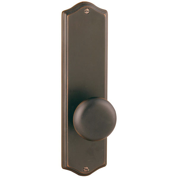 Sideplate Lockset - Colonial Brass - Non-Keyed 9 Inch - Oak Park Home & Hardware