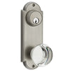 Sideplate Lockset - Delaware Brass - Keyed 3.625 Inch CTC - Oak Park Home & Hardware