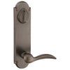 Sideplate Lockset - Number 5 Bronze - Keyed 5.5 Inch CTC - Oak Park Home & Hardware