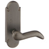 Sideplate Lockset - Number 5 Bronze - Non-Keyed 7.25 Inch - Oak Park Home & Hardware