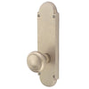 Sideplate Lockset - Number 5 Bronze - Non-Keyed 9.25 Inch - Oak Park Home & Hardware