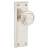 Sideplate Lockset - Quincy Brass - Non-Keyed 7.125 Inch - Oak Park Home & Hardware