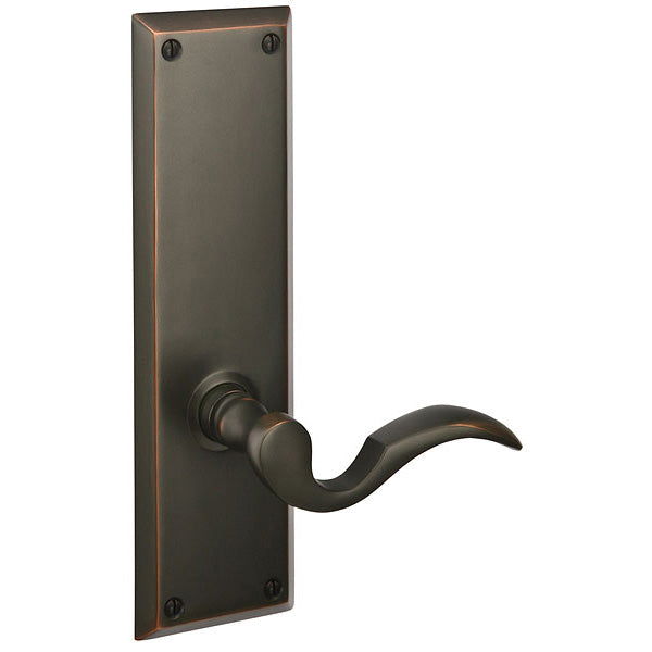 Sideplate Lockset - Quincy Brass - Non-Keyed 9 Inch - Oak Park Home & Hardware