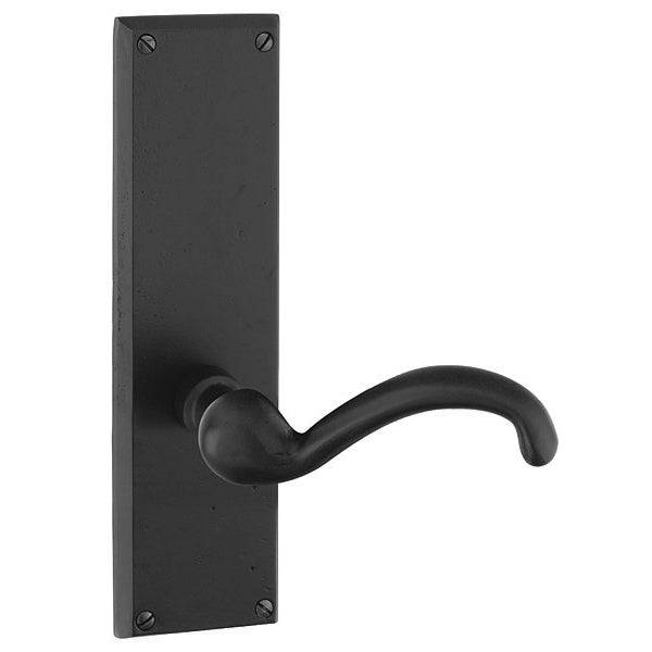Sideplate Lockset - Rectangular Bronze - Non-Keyed 8.875 Inch - Oak Park Home & Hardware