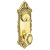 Sideplate Lockset - Victoria Brass - Keyed 3.375 Inch CTC - Oak Park Home & Hardware