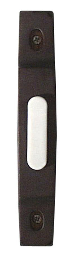 BS3-RB Surface Mount Thin Profile LED Illuminated Doorbell - Rustic Brick - Oak Park Home & Hardware