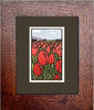 Tulips In Bloom Framed Note Card - Oak Park Home & Hardware
