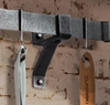 WB8 8 Inch Wall Brackets in Hammered Steel - Oak Park Home & Hardware