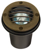 WL-102-LED-9W Brass Well Light - Louvered Cover - Oak Park Home & Hardware