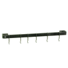 WR2-HS 42 Inch Professional Series Wall Rack Utensil Bar with 12 Hooks - Oak Park Home & Hardware