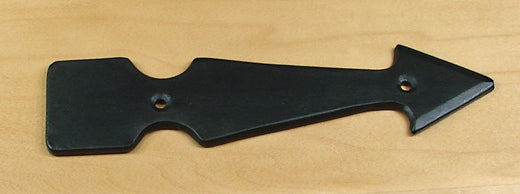 Hand Forged Iron Dummy Arrow Hinge Strap - 8 Inch - Oak Park Home & Hardware
