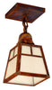 a-line shade one light ceiling mount with t-bar overlay - Oak Park Home & Hardware