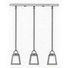 a-line shade 3 light in-line with t-bar overlay - Oak Park Home & Hardware