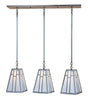 8'' asheville 3-light in-line chandelier - Oak Park Home & Hardware