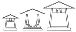 12'' carmel column mount with t-bar overlay - Oak Park Home & Hardware