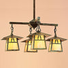 8'' carmel 4 light chandelier with hillcrest overlay - Oak Park Home & Hardware