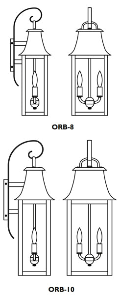 ORB-10 Orpington Wall Mount Light - Oak Park Home & Hardware