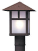 16'' evergreen post mount with t-bar overlay - Oak Park Home & Hardware