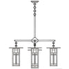 9'' franklin long body 4 light chandelier, center light - Oak Park Home & Hardware