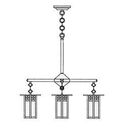 6'' glasgow long body 4 light chandelier - Oak Park Home & Hardware