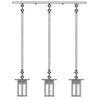 6'' glasgow long body 3 light in-line chandelier - Oak Park Home & Hardware