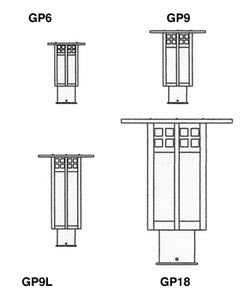 9'' glasgow long body post mount - Oak Park Home & Hardware