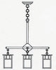 4'' huntington 4 light chandelier with double t-bar overlay - Oak Park Home & Hardware