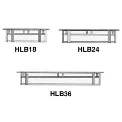 24'' huntington light bar with double t-bar overlay - Oak Park Home & Hardware